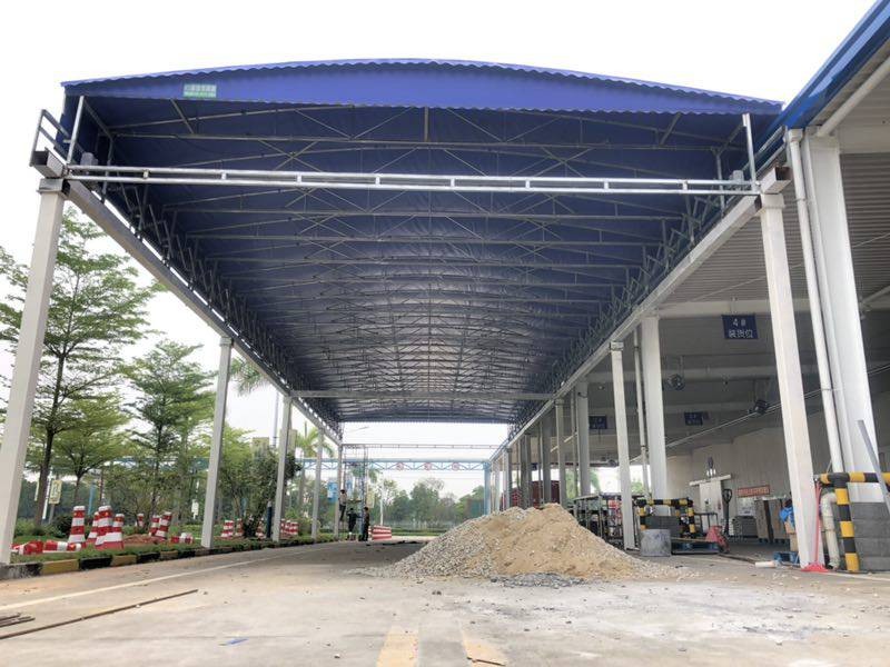 上海田园风格地轨电动雨棚