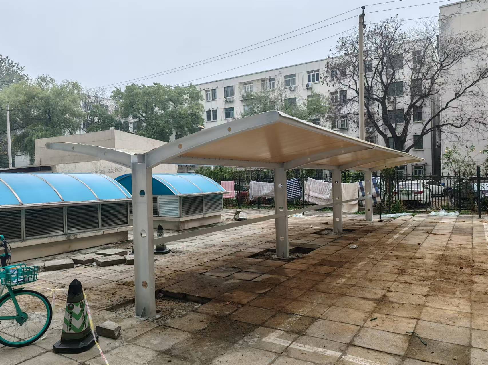 玉林张拉膜车棚每平米多少钱