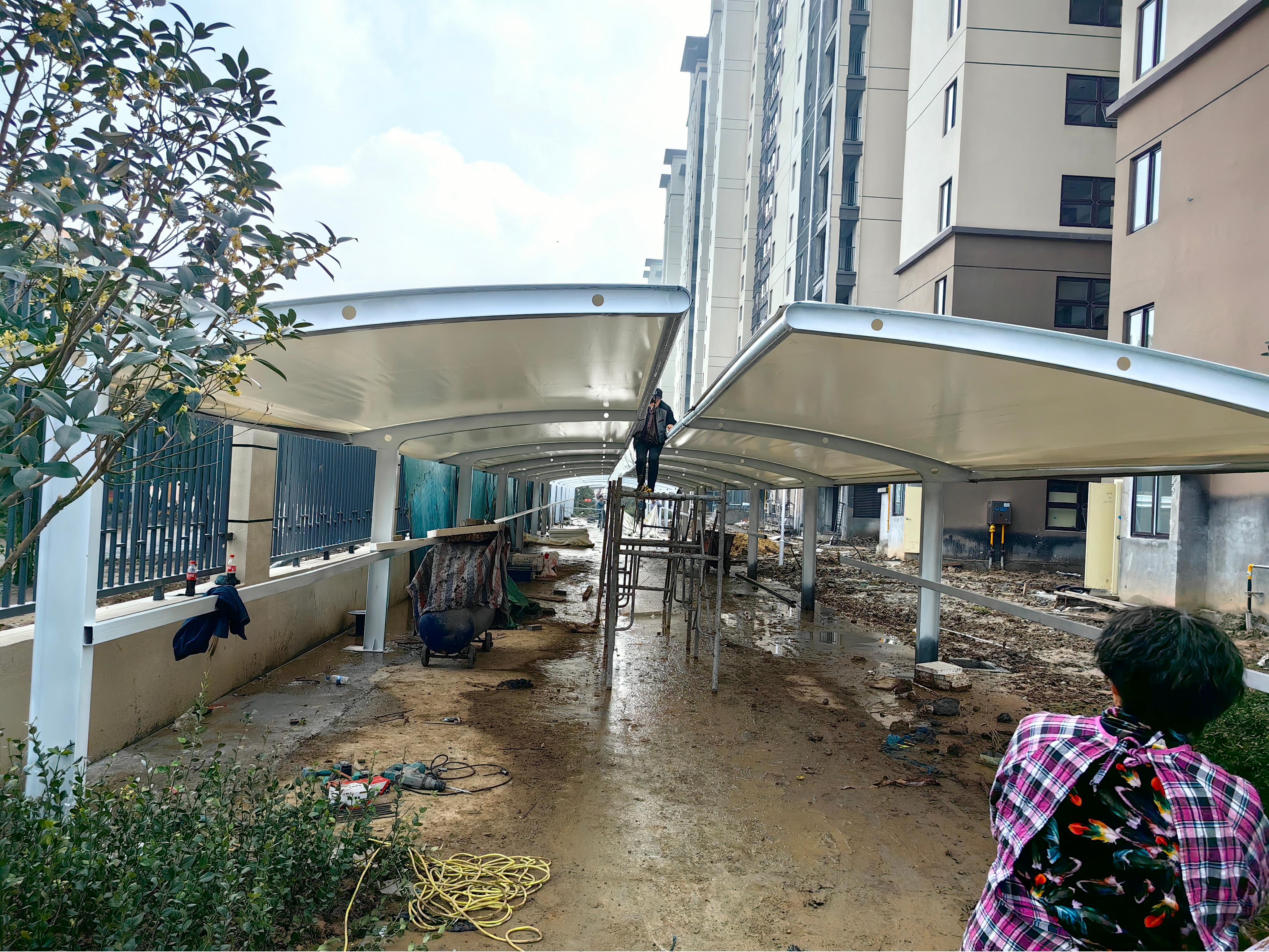 合肥膜结构游泳池雨棚加工厂家介绍