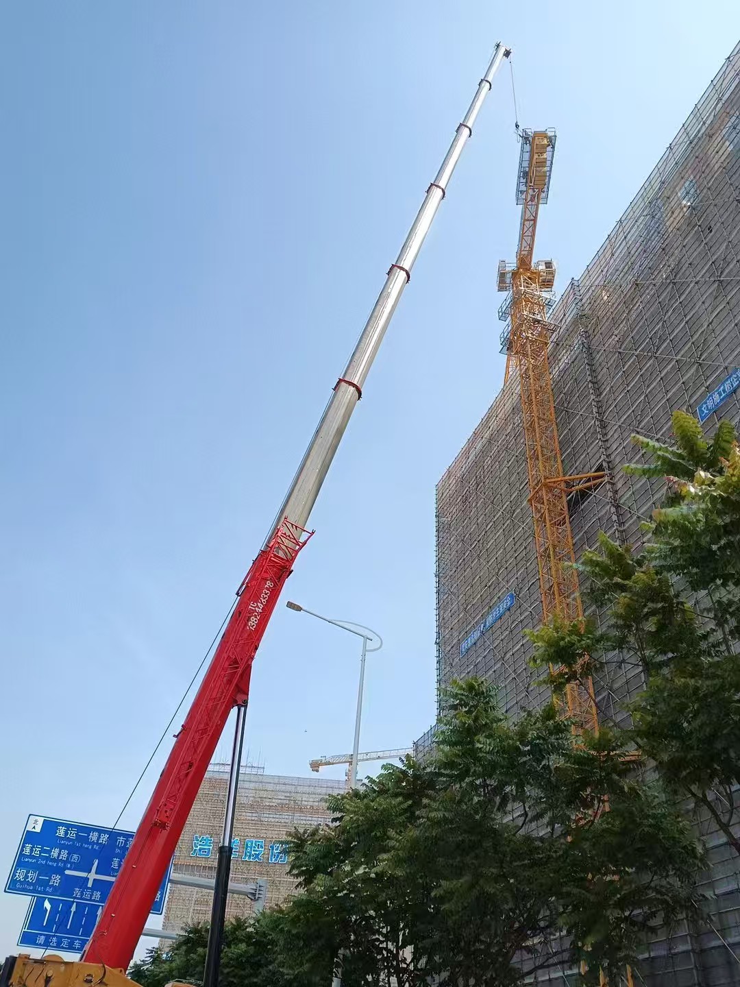 临沂附近500米吊车出租起重能力强