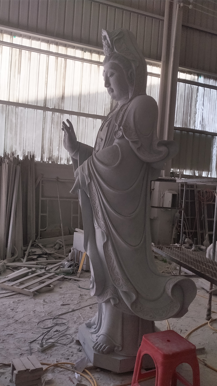 三沙石雕佛像美好寓意象征