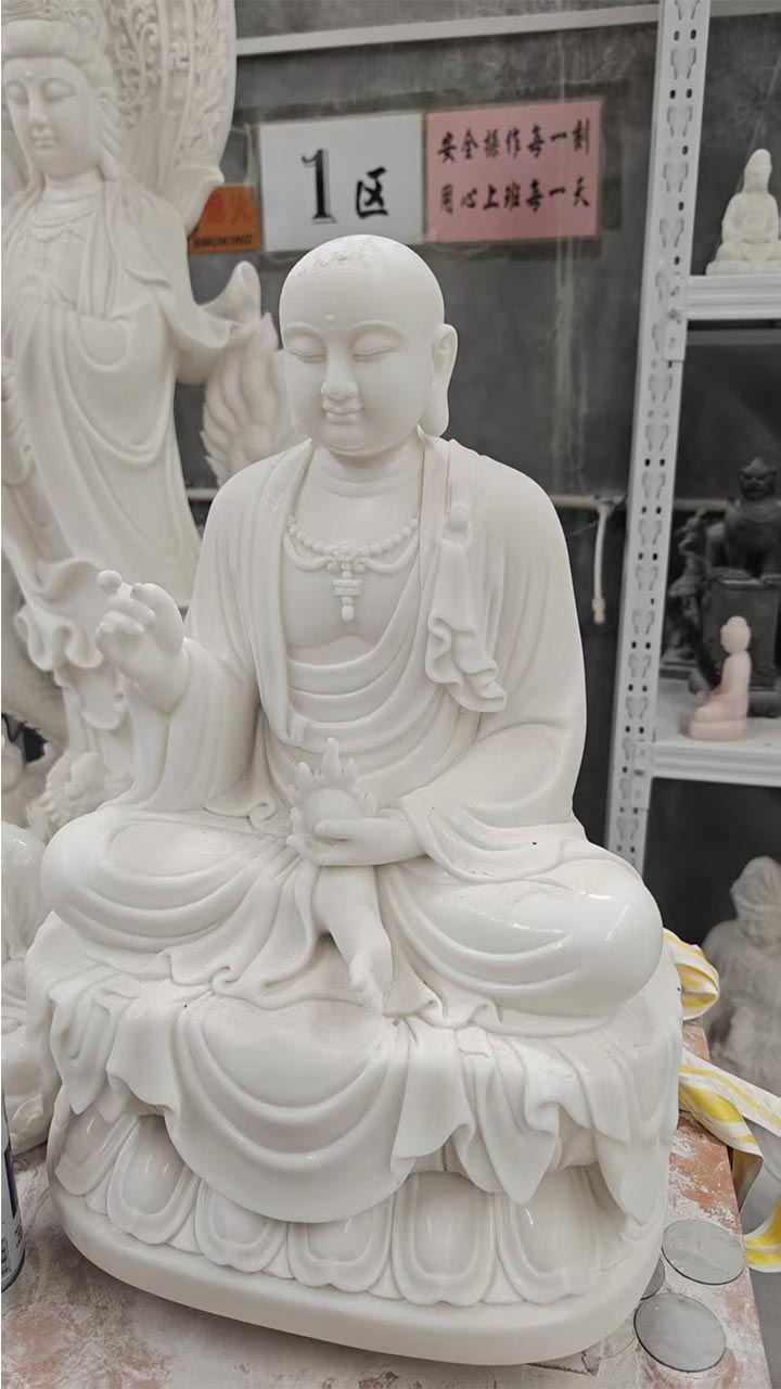 甘南州地藏王菩萨石雕慈悲度众生