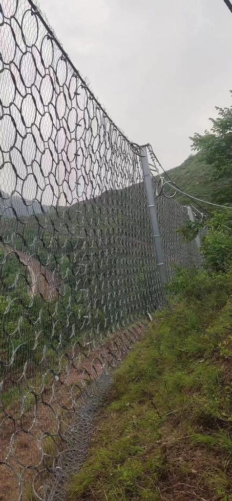 庆阳振泰金属制品主动边坡防护网案例图片