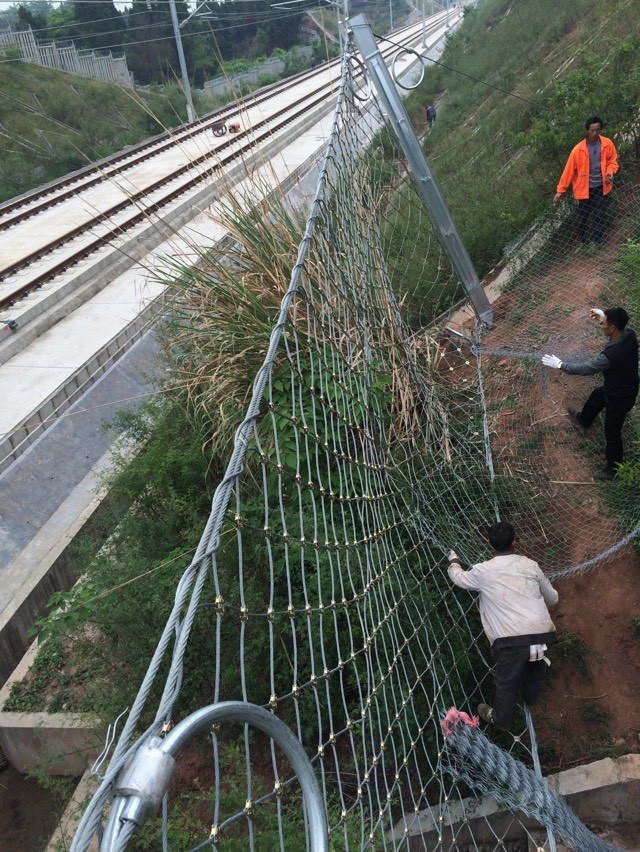 磁县振泰金属制品边坡防护网应用场景