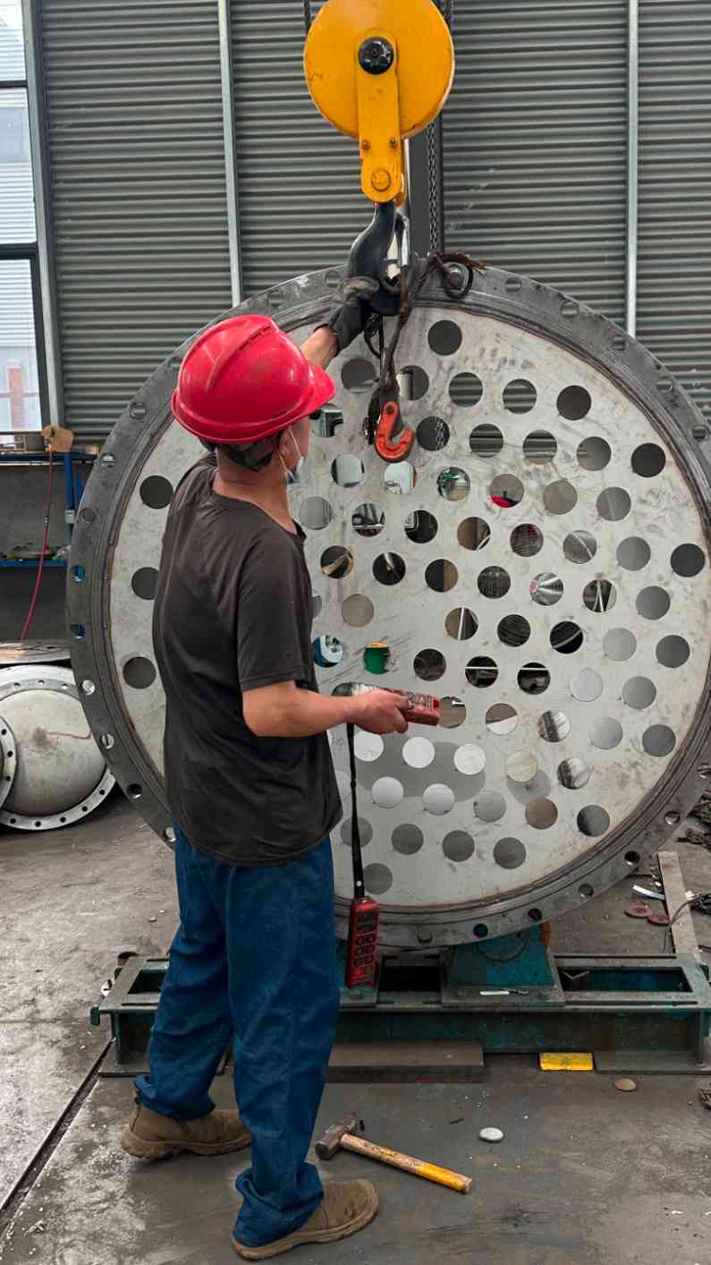 莱阳曦豪不锈钢冷凝器储罐曦豪不锈钢冷凝器储罐企业形象