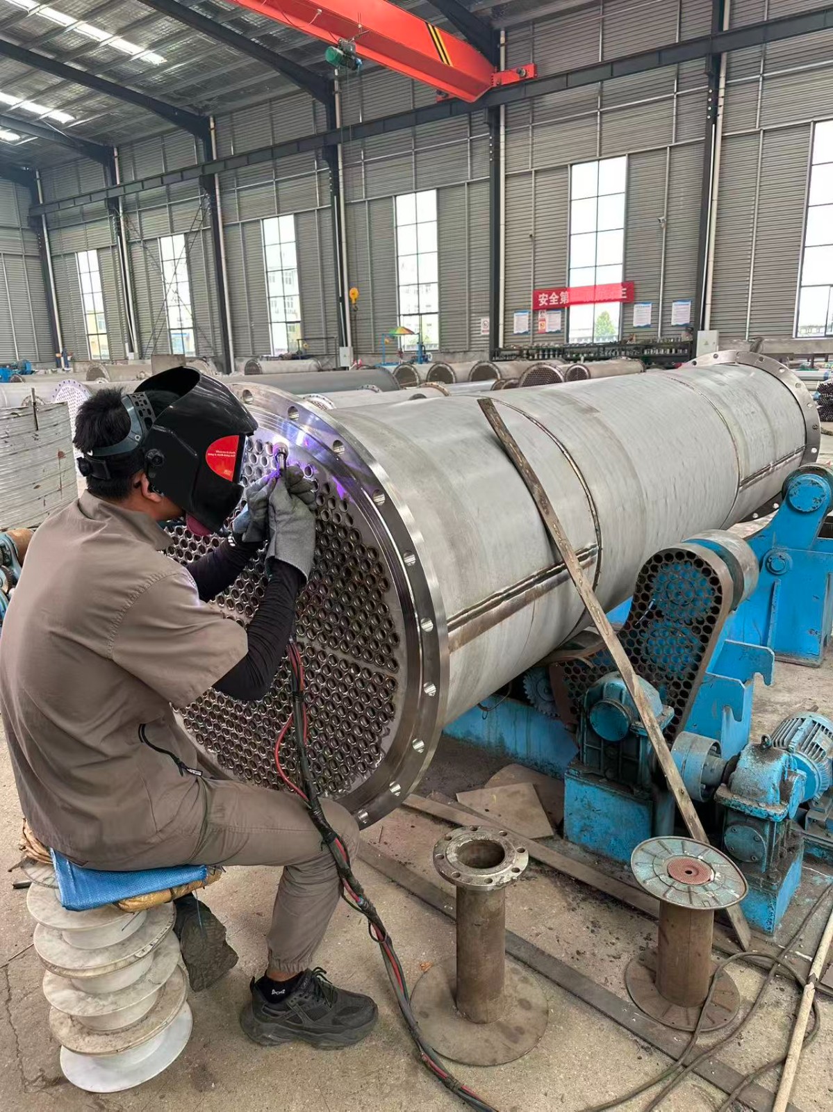 安县曦豪不锈钢冷凝器储罐304不锈钢列管式冷凝器应用场景