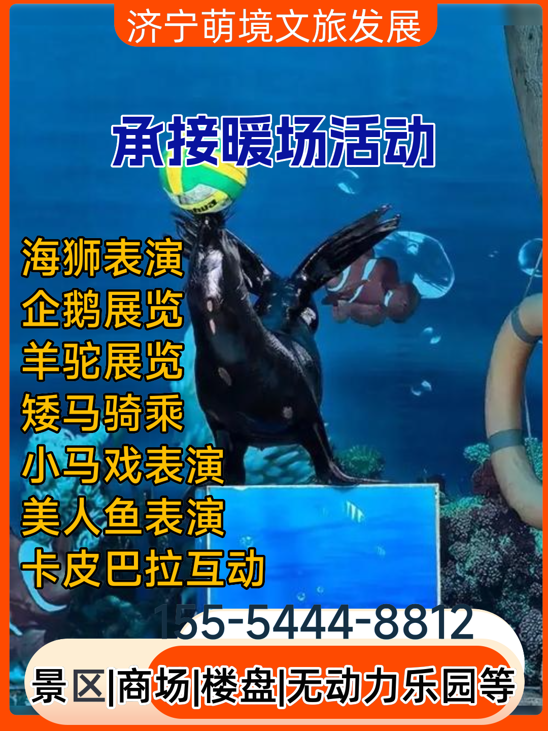 大同萌境文旅发展海狮租赁公司展示