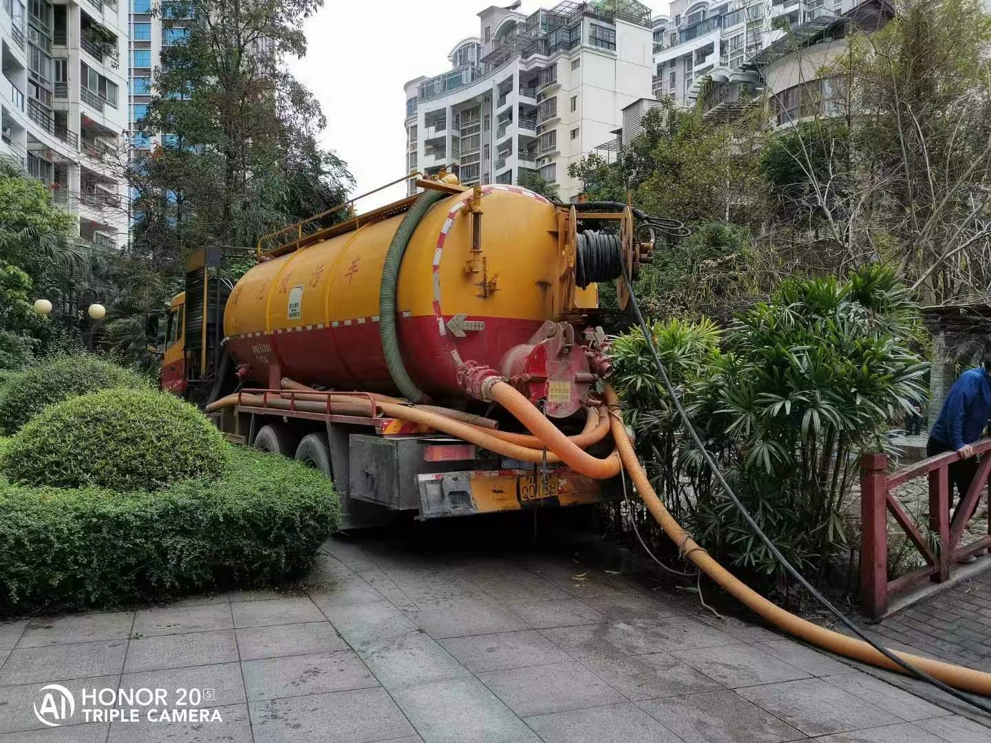 清远鑫锐达管道清洗专业抽污水案例图片