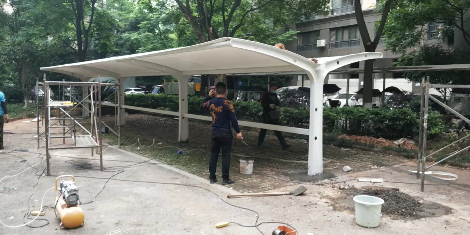 菏泽膜结构车棚哪家可靠