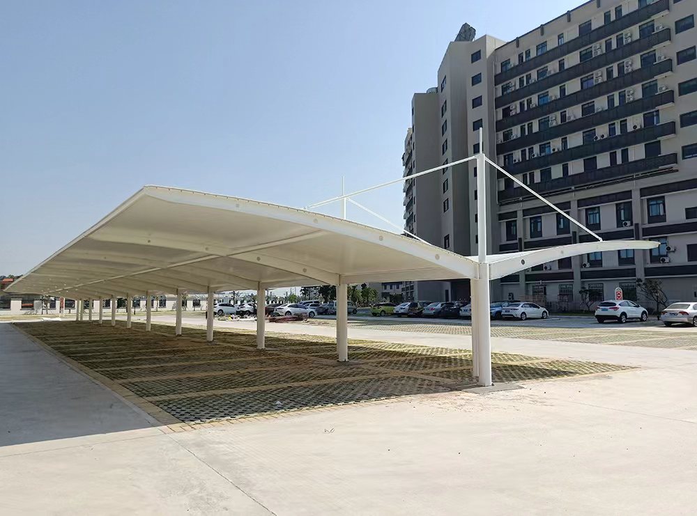 六安膜结构车棚钢梁加工厂制造商