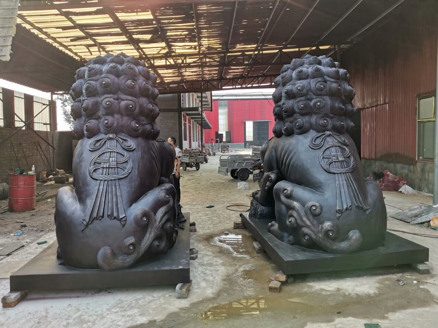 枣阳亿祥雕塑寺庙雕塑实拍