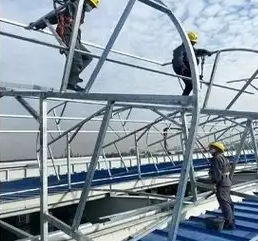 乐山鲁航通风设备鲁航通风设备车间实拍