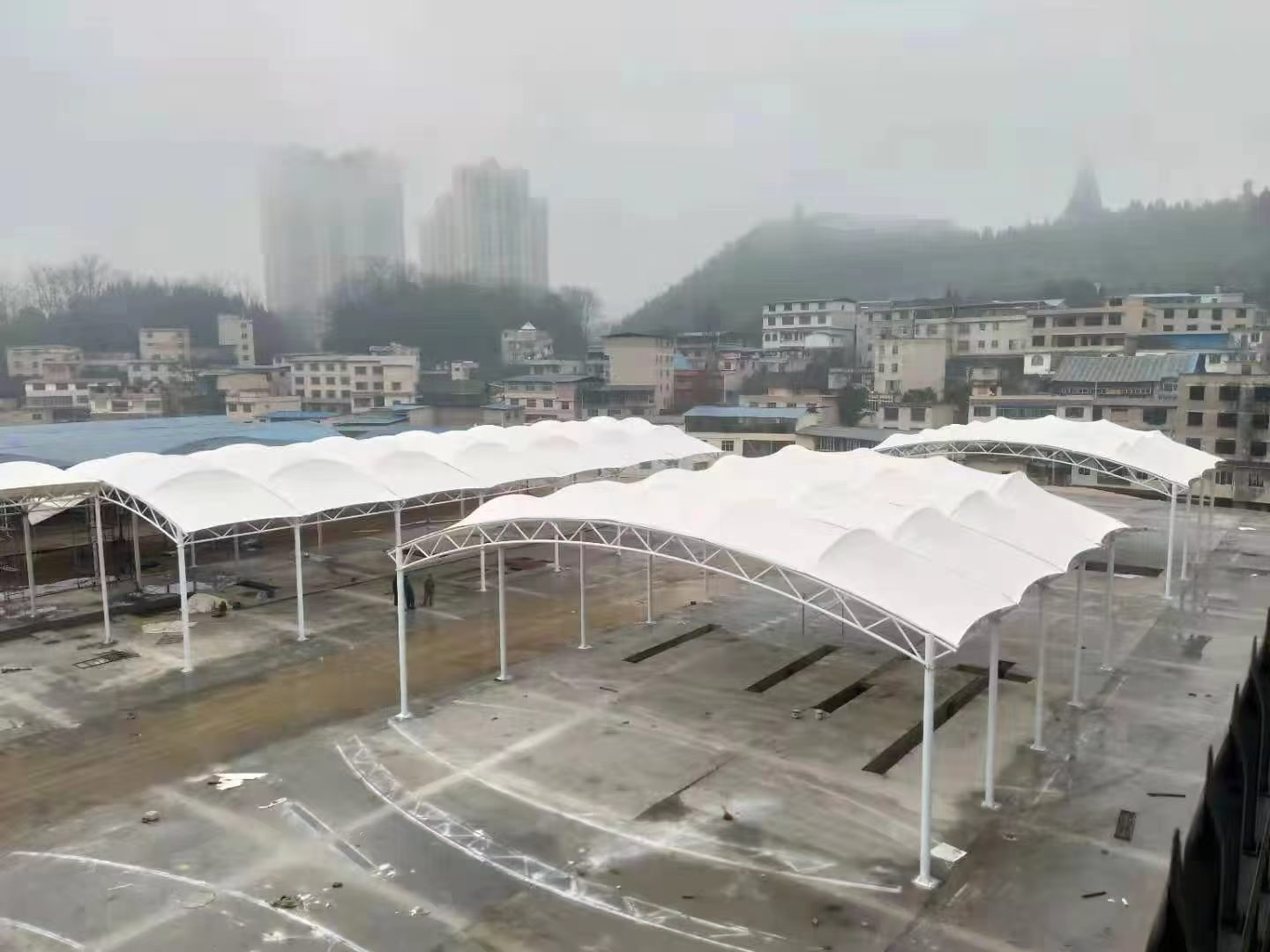 四平岭膜结构雨棚厂家联系方式