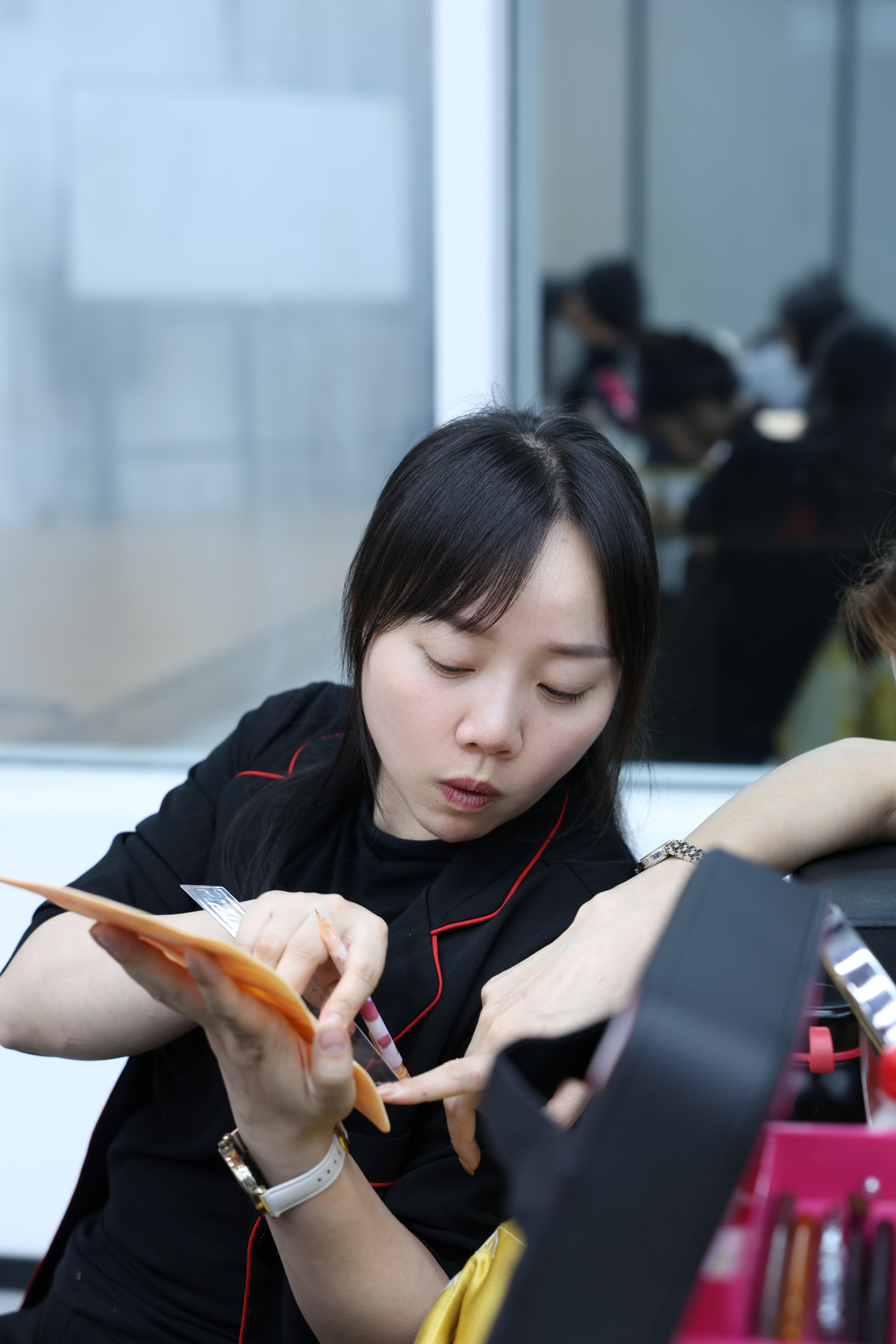 蒲县颜总裁纹绣培训零基础韩式纹绣美甲美睫创业培训班包食宿展示