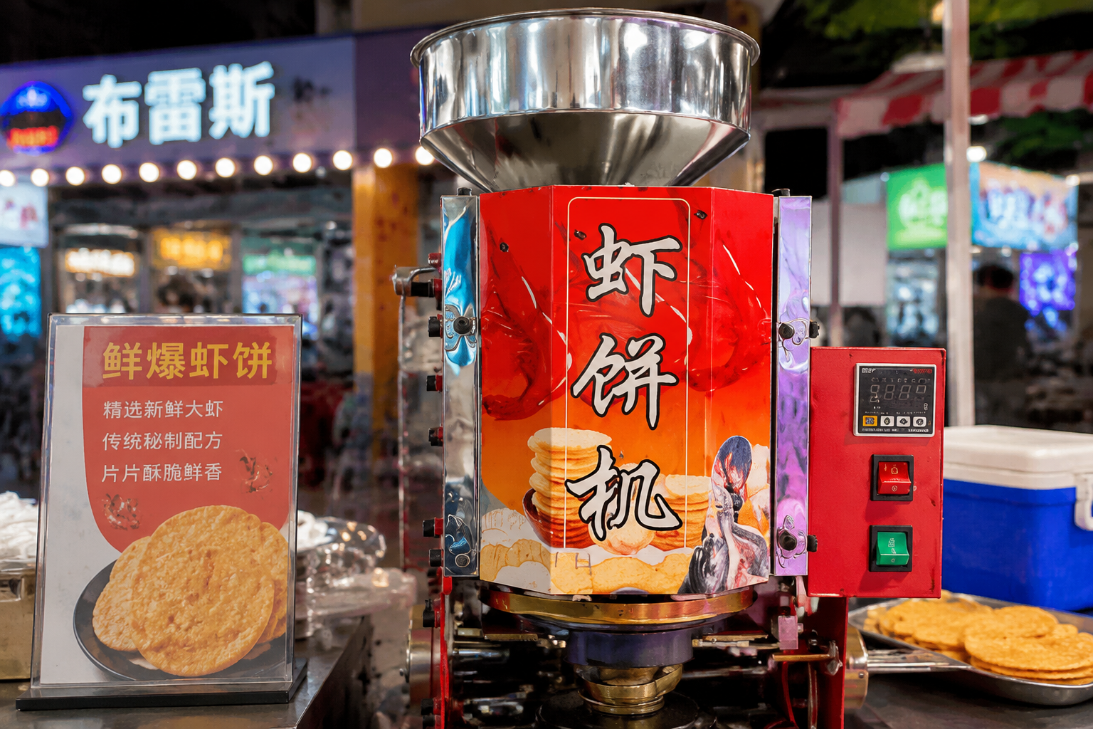 咸阳英贝特鲜爆虾饼机哪家靠谱案例图片