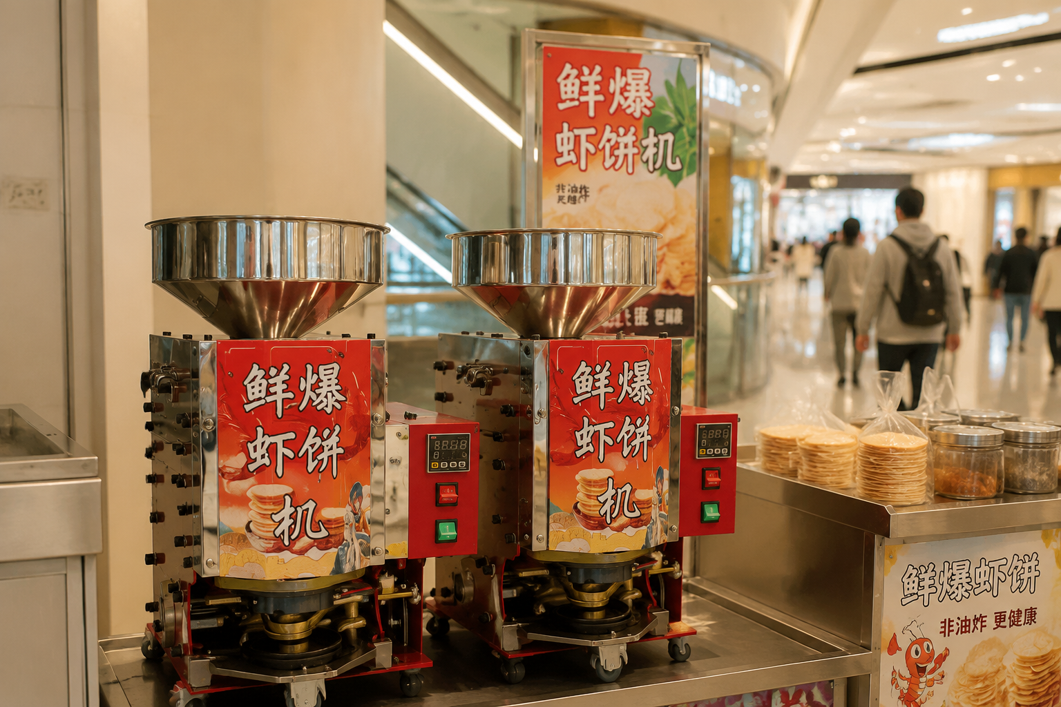 咸阳英贝特正规的商用虾饼机哪家靠谱案例图片