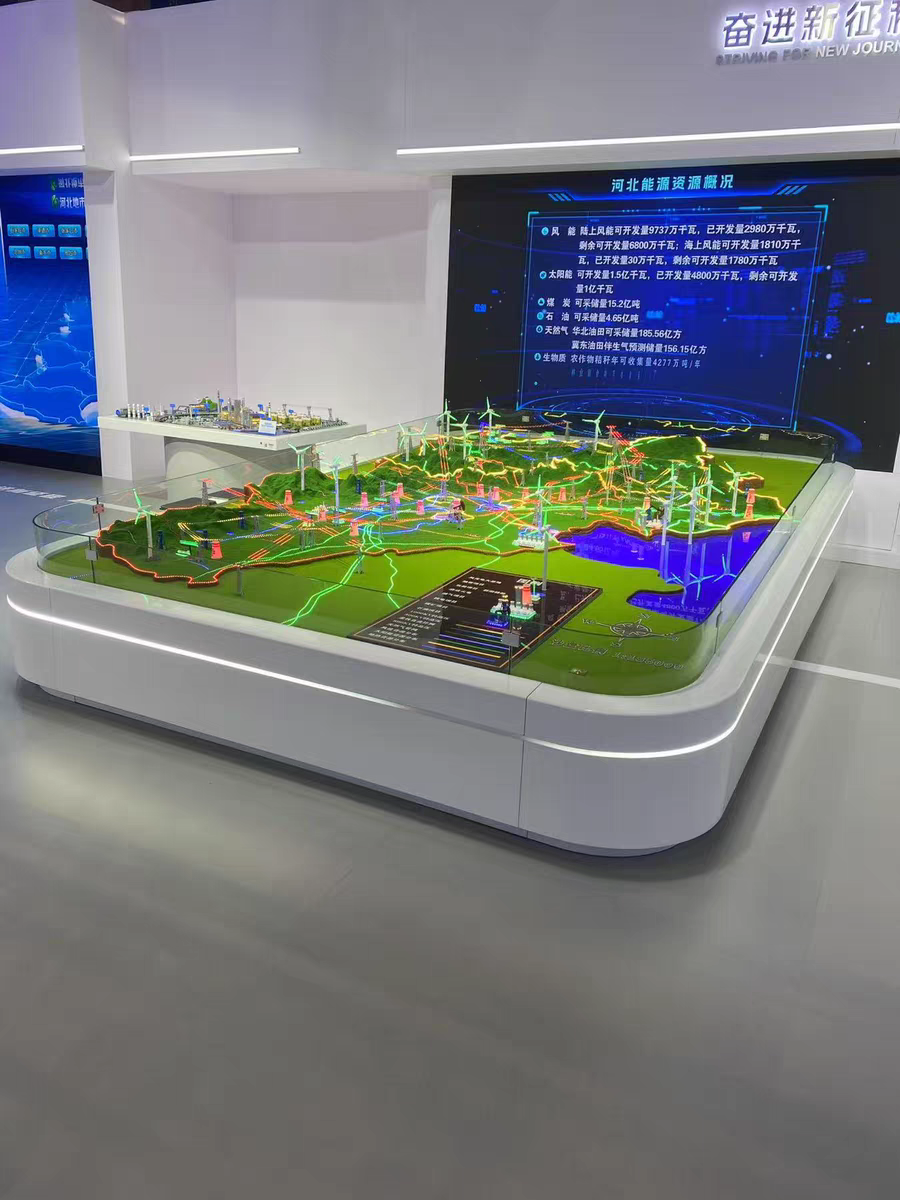 怒江新迪扬模型设计附近的新能源电力模型源头厂家案例图片