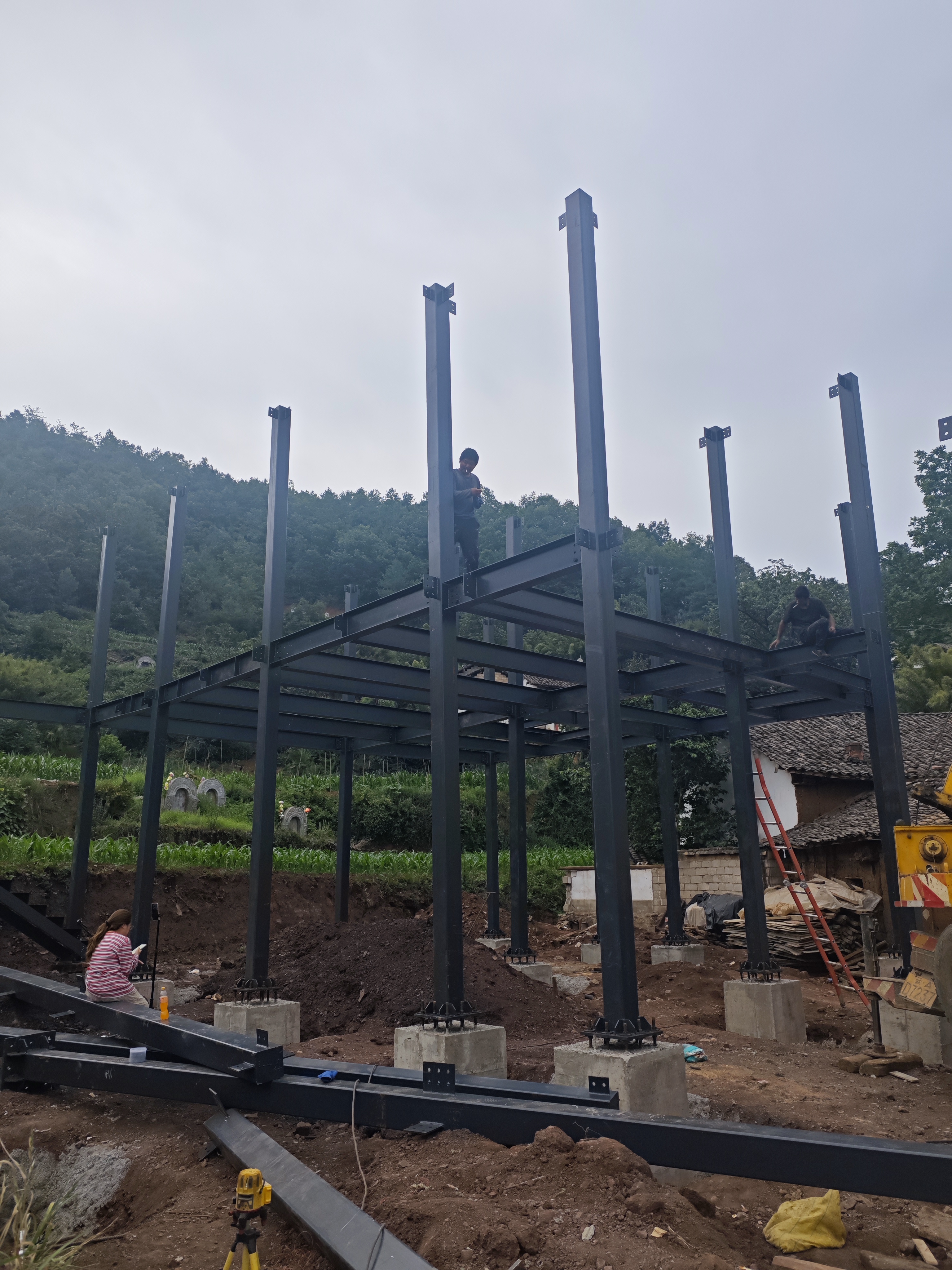 宁洱山区重钢别墅超强抗震实力