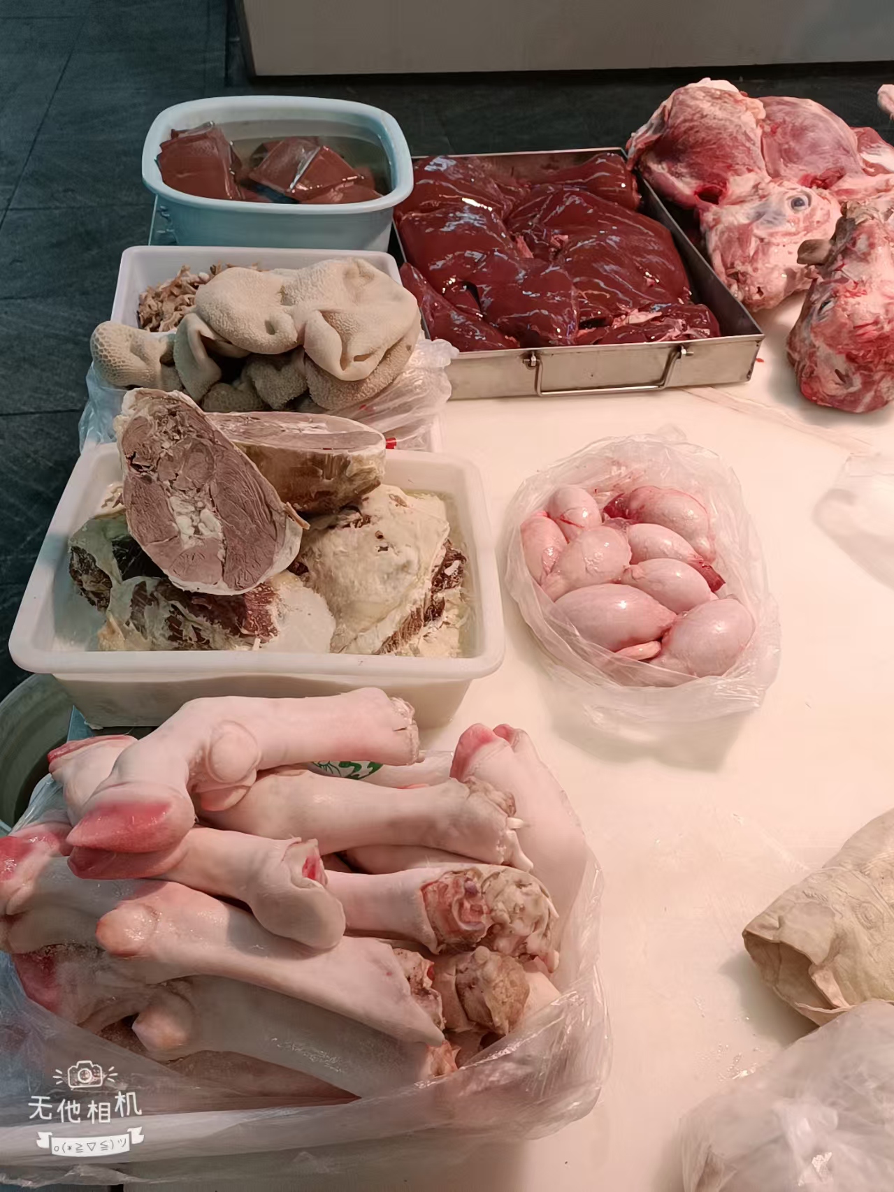 万柏林羊豪鲜食品羊肉批发市场展示