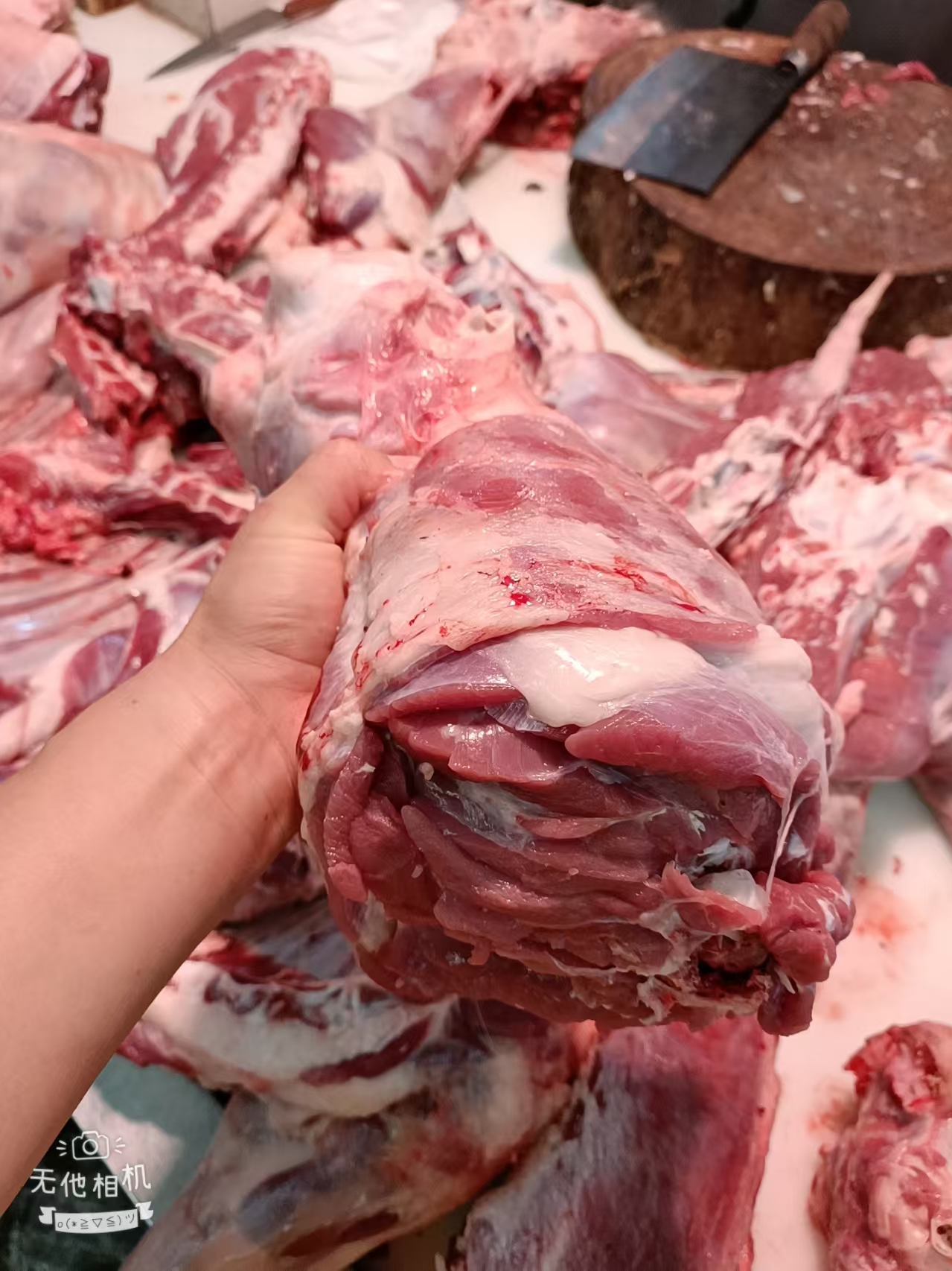 万柏林羊豪鲜食品附近羊肉批发展示