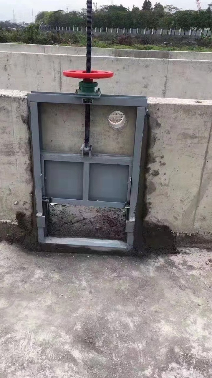 湖北省仙桃市郑场镇铝合金机闸一体闸门达成精准控制