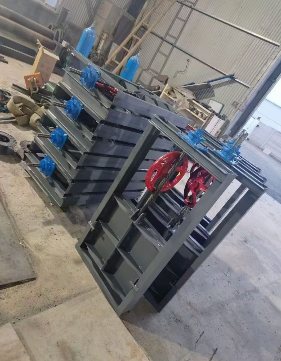 陕西省延安市甘泉县小型机闸一体闸门有效节省占地