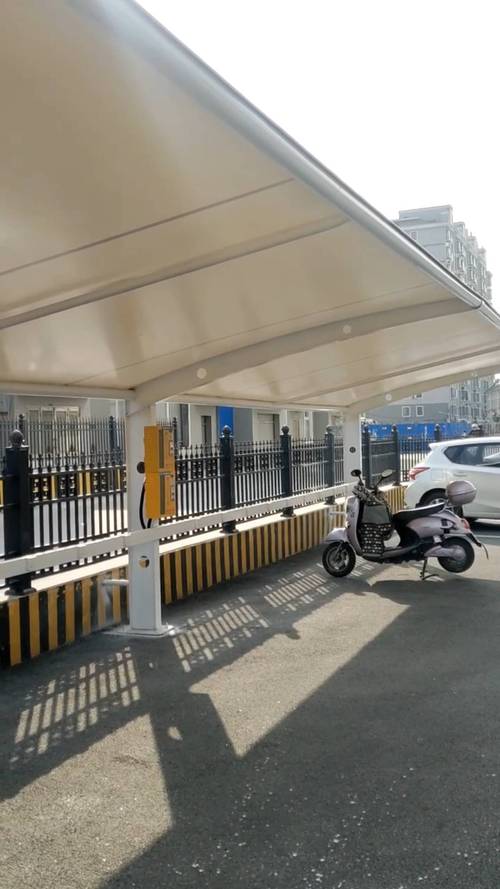 西藏拉萨小区膜结构停车棚厂家