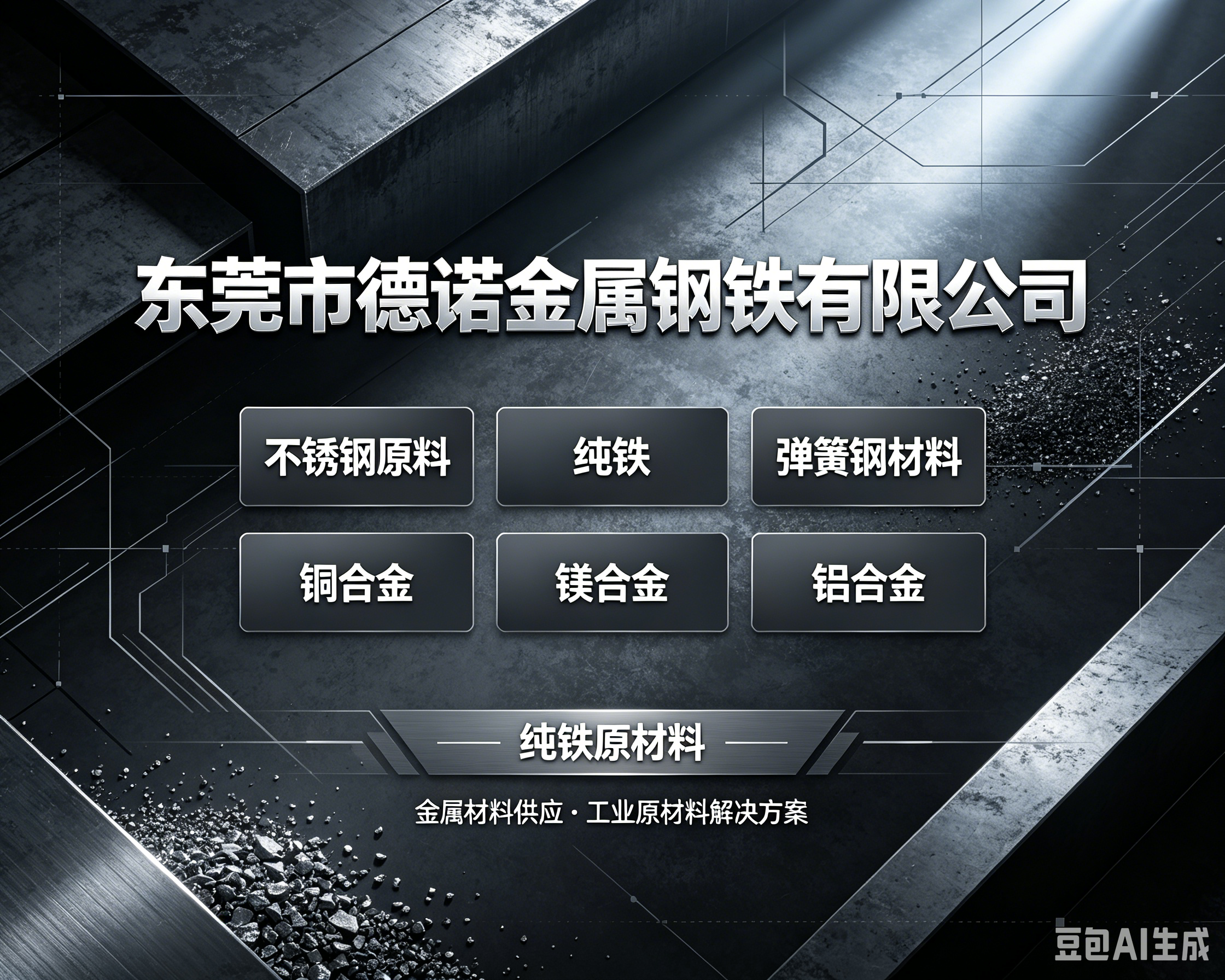 环县德诺金属钢铁德诺金属钢铁企业形象