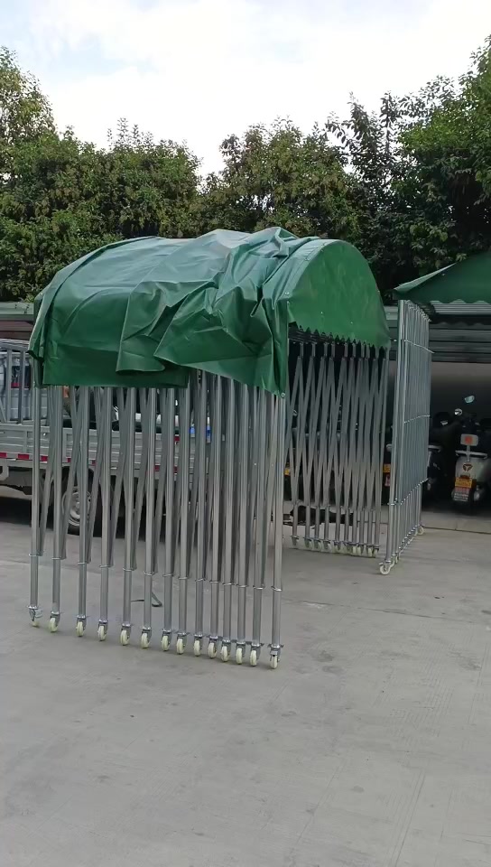 重庆高强度架空式电动雨棚